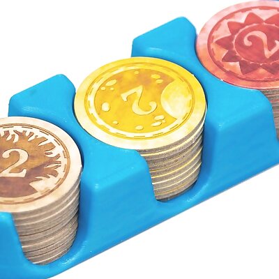 Noctiluca board game chip tray