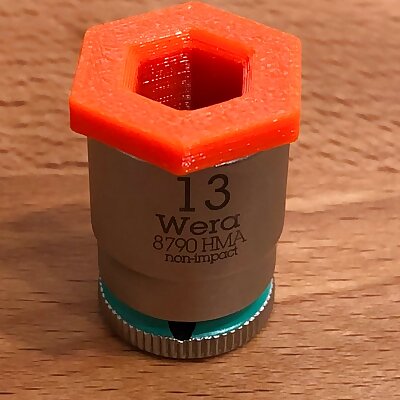 Wera KK 13mm socket adapter