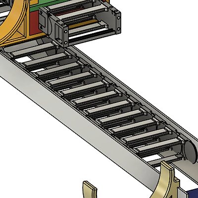 Onefinity CNC Vacuum Hose Companion Bracket For Drag Chain Rail