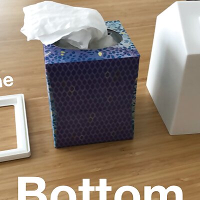 Bottom lid for Umbra Casa tissue box cover