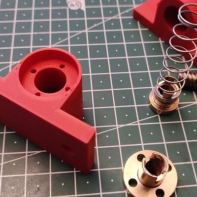 3018 DIY CNC T8 Leadscrew  Anti Backlash  Springloaded nut Bearing Block for Y Axis