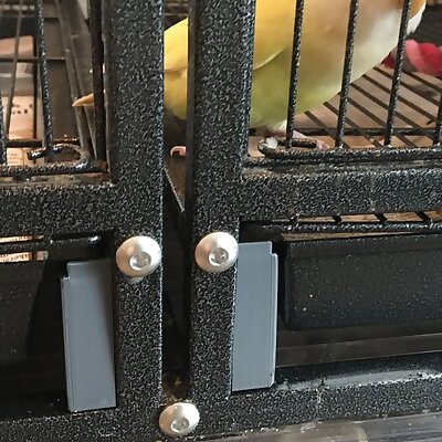 Bird Cage Filler Clips for Hampton Divided Bird Cage