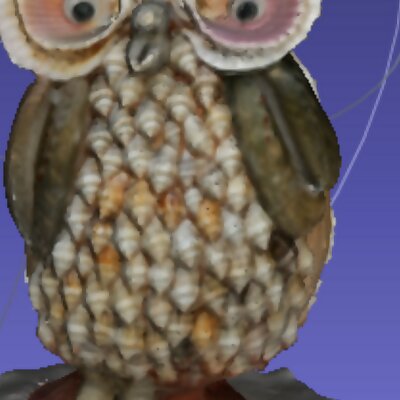 Photogrammerd shell owl