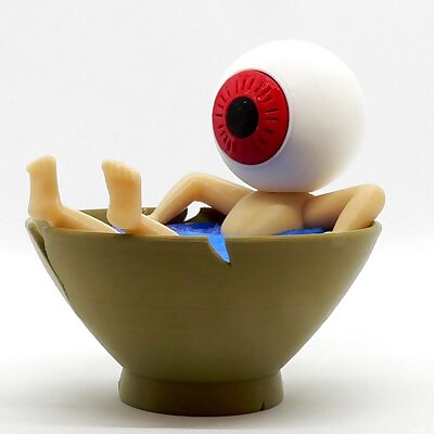 Eyeball Father in a teacup