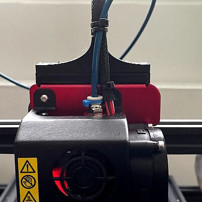 Creality CR10 Max extruder cable support