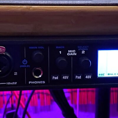 MOTU UltraLite Audio Interface Under Desk Mounting Bracket