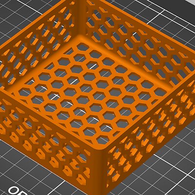 Remix  Parametric Box with Hexagon Cutouts