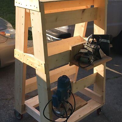 French Cleat Tool Cart