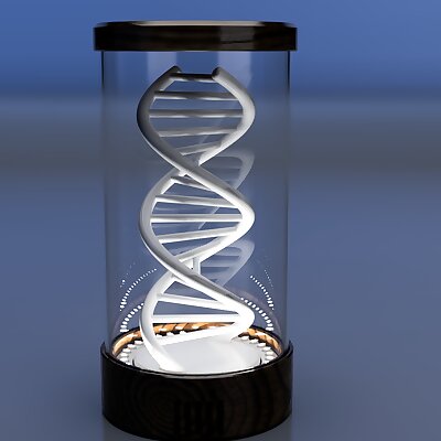 Revolving DNA Lamp