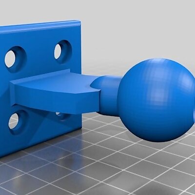 4040 Extrustion Ball Mount