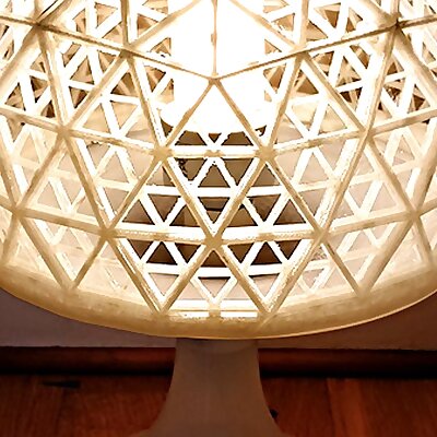 Modular Icosphere shade for IKEA Lampan