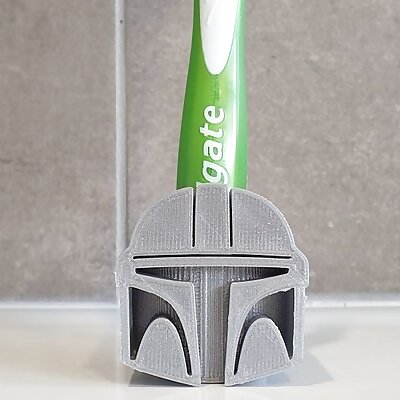 Mandalorian toothbrush holder
