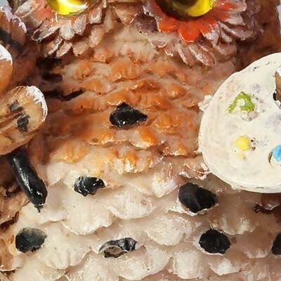 Owl Artist V2 3D Scan