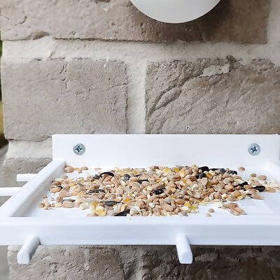 Bird feeder platform
