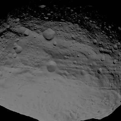 4 Vesta scaled one in ten million