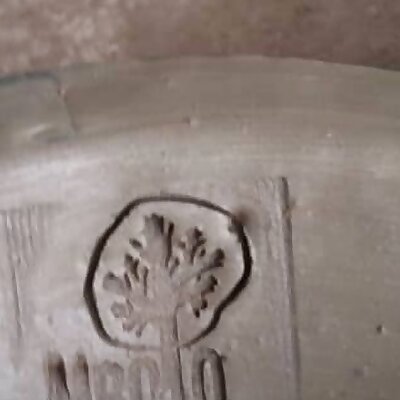 Stamp for clay stove makers