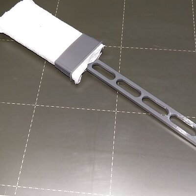 Disposable Paper Towel Paint Brush Device