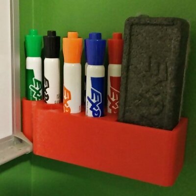 8 Whiteboard Marker and Brush Holder with dust openings