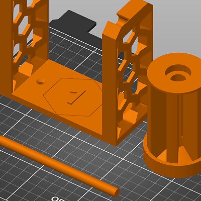 Modified Spool Holder for ProFill Filament