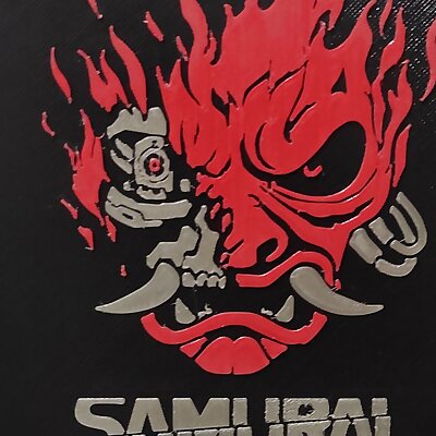 SAMURAI logo from Cyberpunk  sign