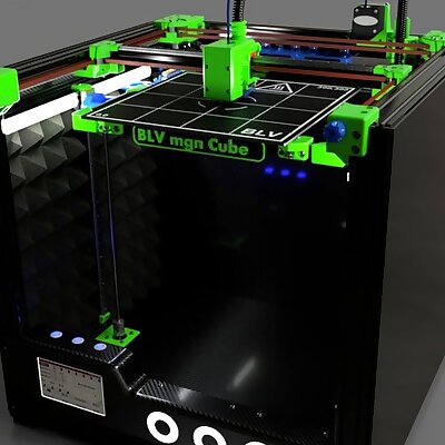 BLV mgn Cube 3d printer by Ben Levi
