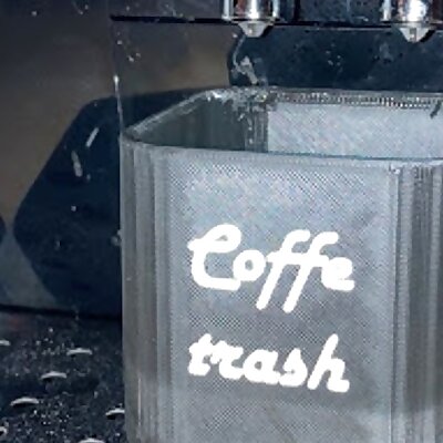 Coffe trash cup