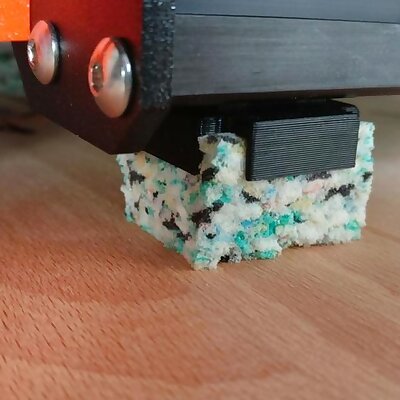 Recycled foam anti vibration foot for Mk3