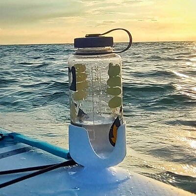Nalgene water bottle holder for stand up paddle board