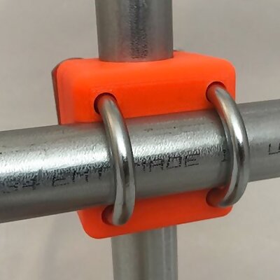 Makerpipe Crossover Clamp for EMT using Ubolts