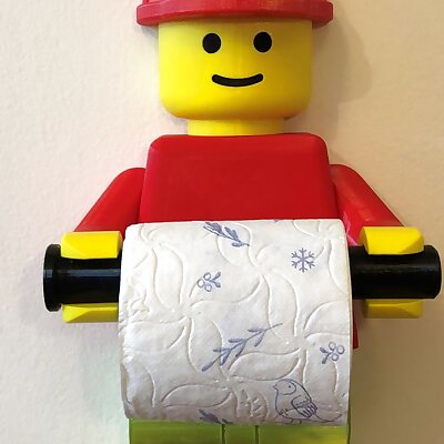 Headgear Helmet Construction for vvk187 Lego Man Toilet Paper Holder