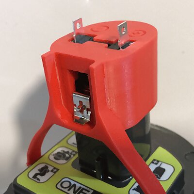 Ryobi 18V Battery Mini Clip with Lock for DIY Projects