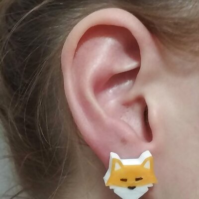 Magnetic earrings FOX