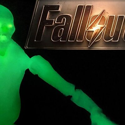 Articulated Fallout 4 Glowing One Action Figure