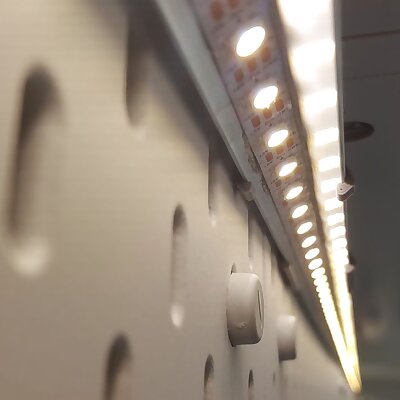 IKEA Skadis LED strip clips for 15x15 Aluminium profile
