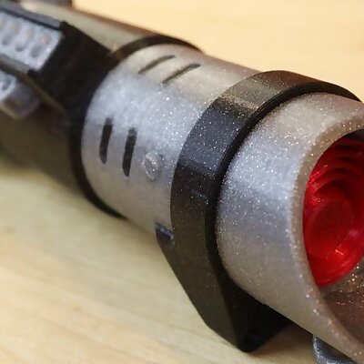 Collapsing Sith Lightsaber dual extrusion