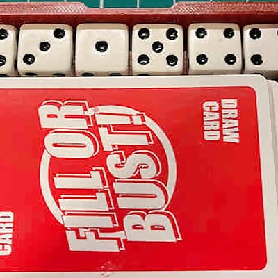 Fill or Bust Dice Game Case