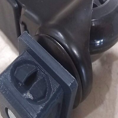 Caster Mount for Square Tubing