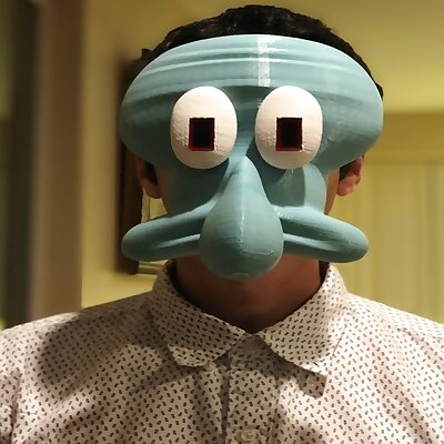 Creepy Squidward mask
