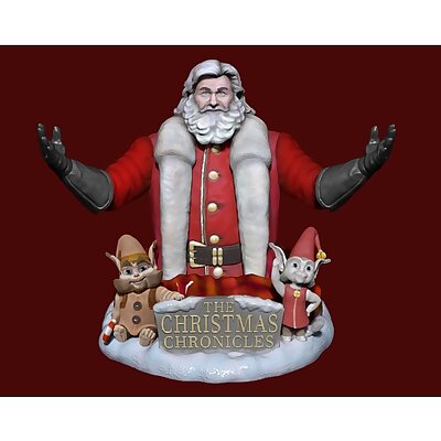 Santa Claus bust Kurt Russell V2 9 parts