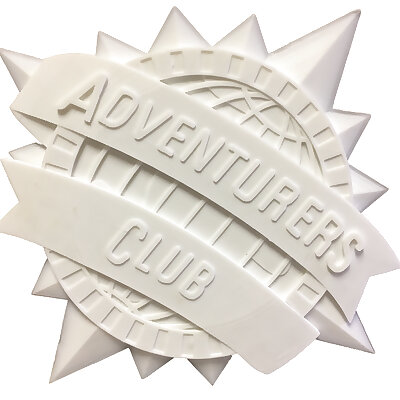 Adventurers Club plaque  inspired by Pleasure Island
