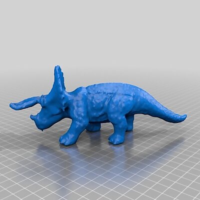 Triceratops scanned with multiscan
