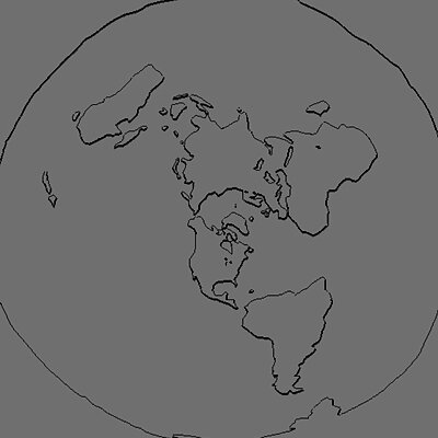 Flat Earth Map