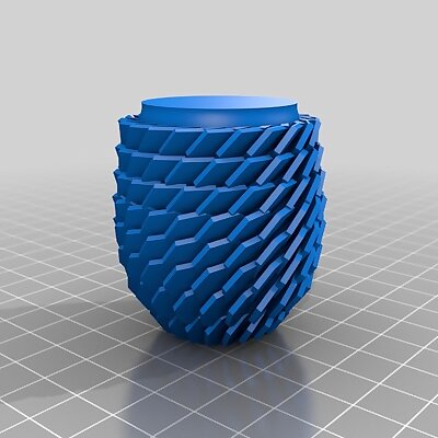 Hexagon platelet vase