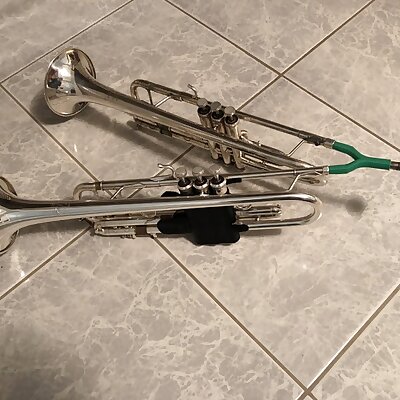 Play Two Trumpets!  Mouthpiece Splitter