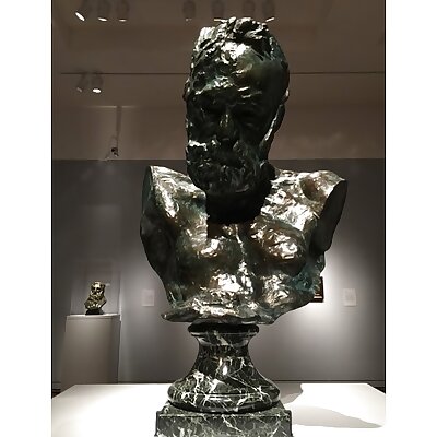 Heroic Bust of Victor Hugo Rodin Portland Art Museum