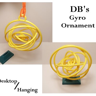 DBs DesktopHanging Gyro Ornament