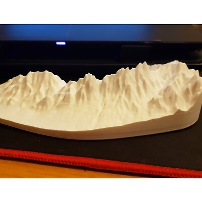 Organ Mountains 3D Model