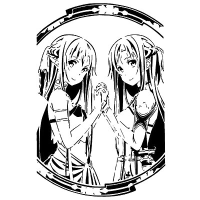 SAO Asuna stencil 3