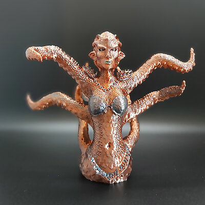 Cecaelia Octopus Mermaid Sculpture