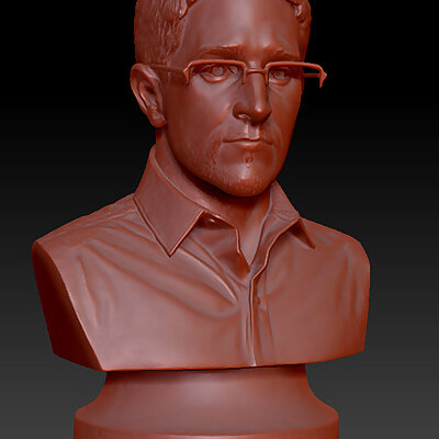 6 Bust of Edward Snowden Originally placed in Fort Green Park Brooklyn